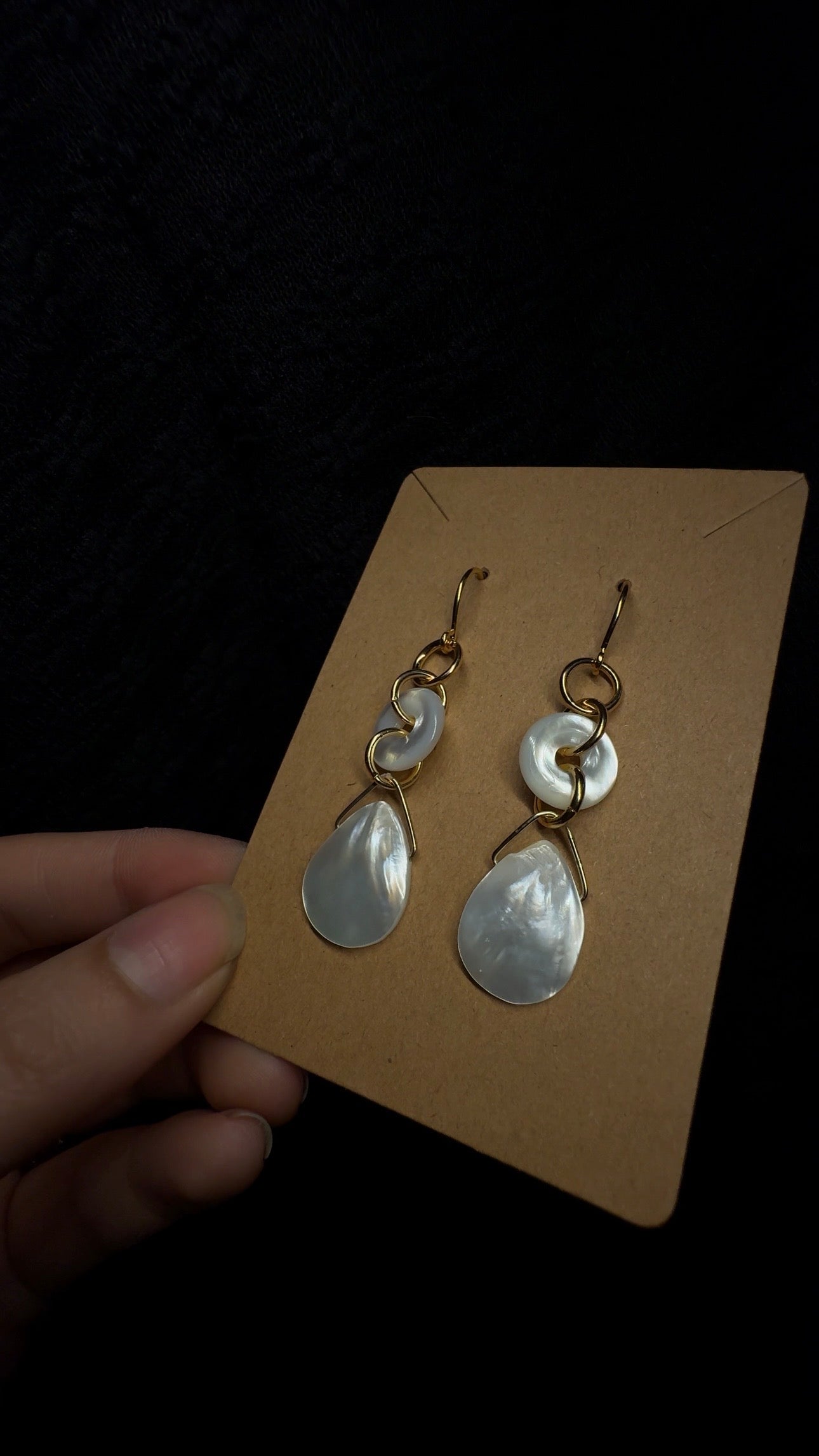 mother of pearl earrings