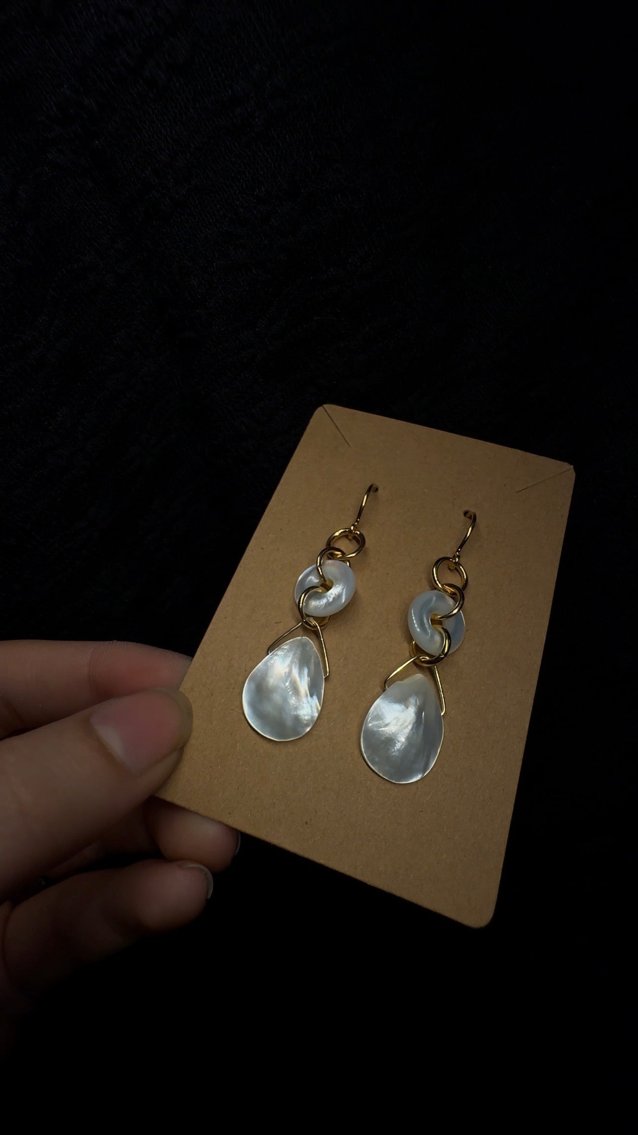 mother of pearl earrings