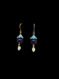 Amethyst Fairy Earrings - with pearls