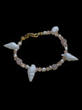 She’ll Bracelet - with rose quartz and pearls