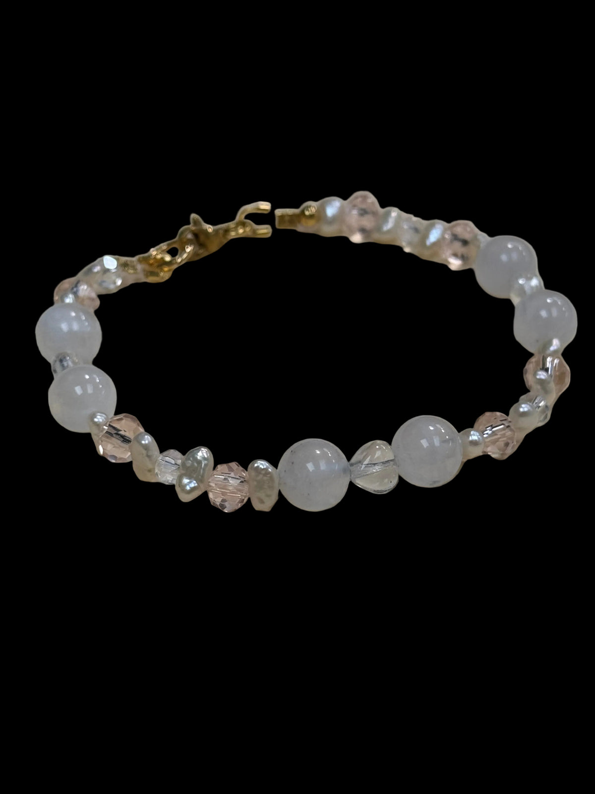 Moonstone Bracelet - with pearls