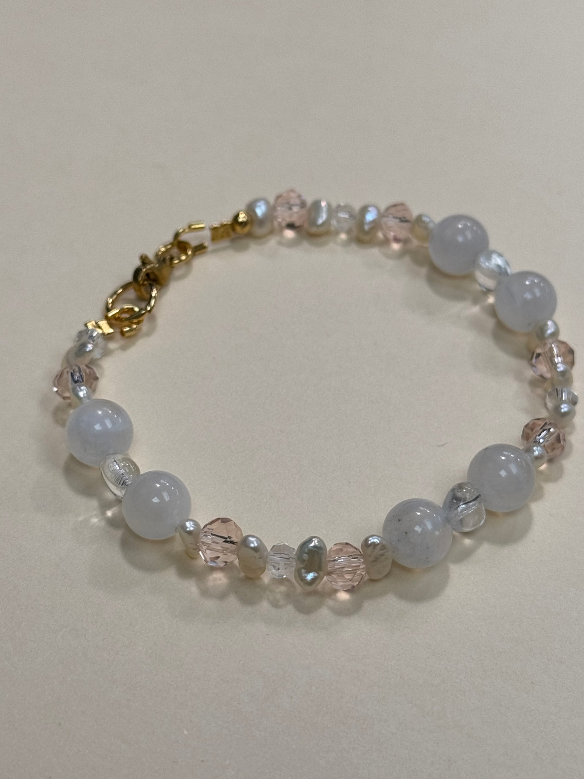 Moonstone Bracelet - with pearls