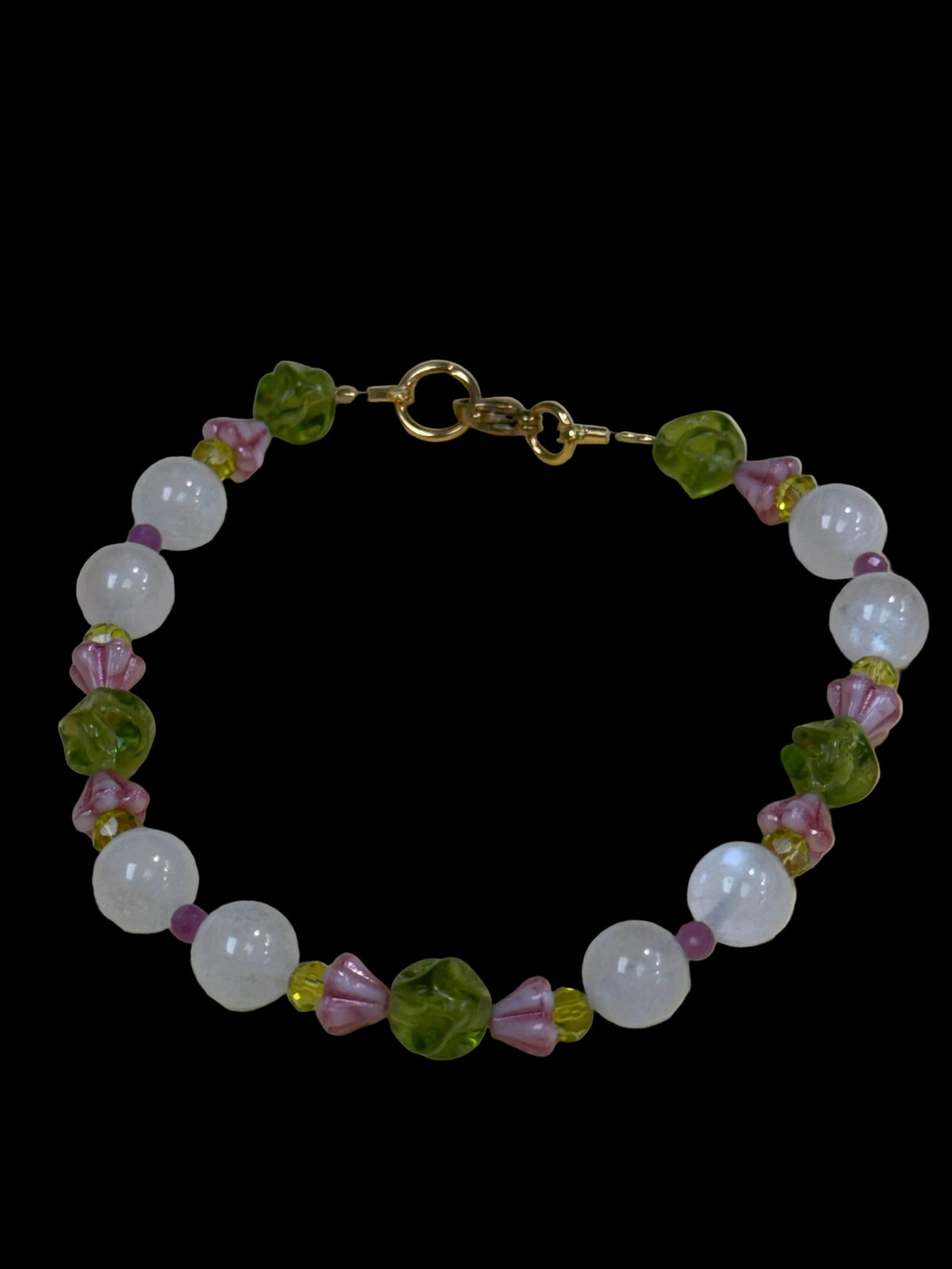 Moonstone Ruby Bracelet