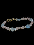 Cotton Candy Bracelet - with rose quartz, fluorite and pearls