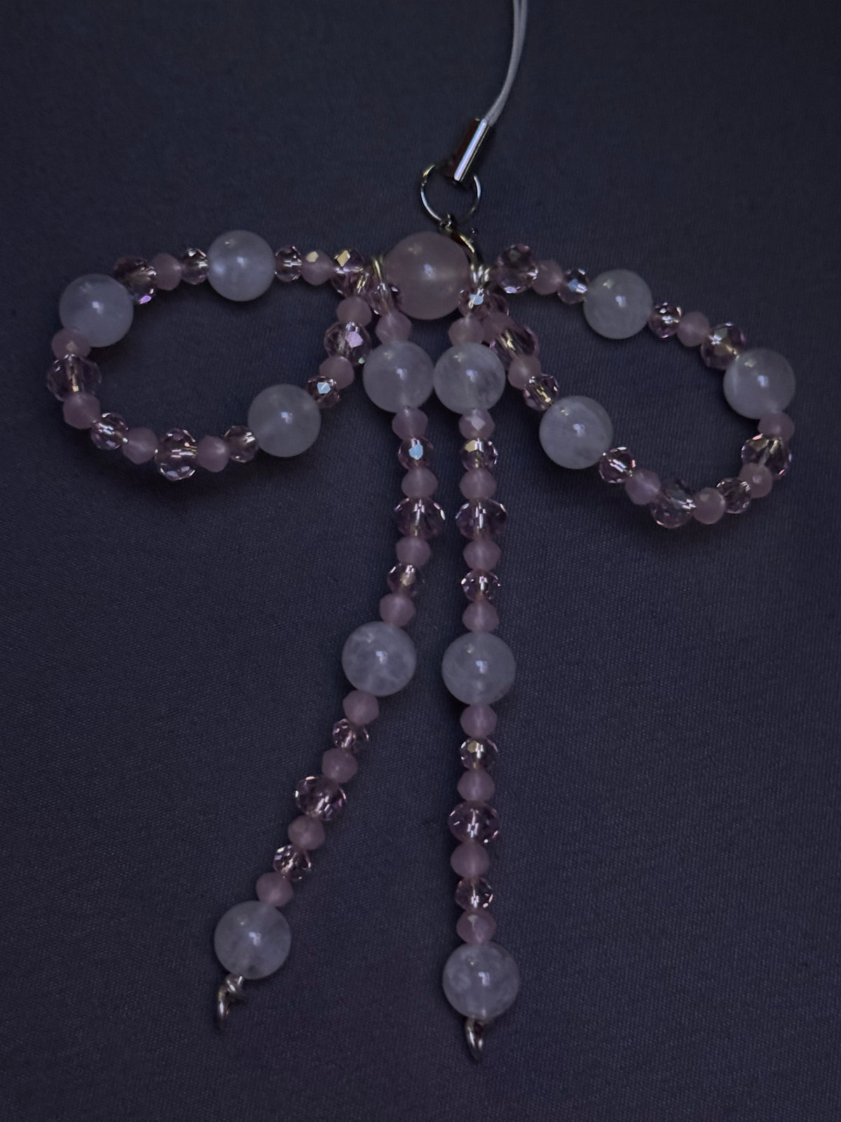 Moonstone Bow Charm